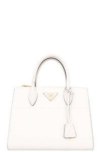 PRADA Paradigm Crossbody Bag Saffiano White