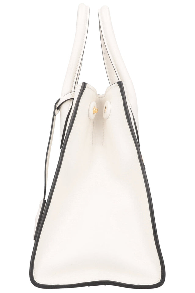 PRADA Paradigm Crossbody Bag Saffiano White