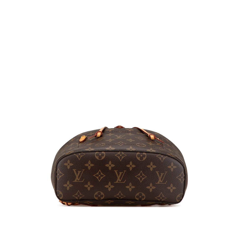 Brown Louis Vuitton Monogram Montsouris Backpack