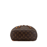Brown Louis Vuitton Monogram Montsouris Backpack