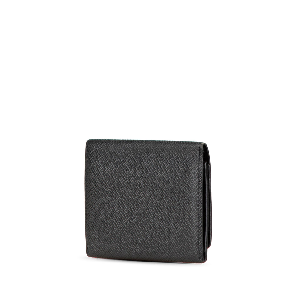Black Louis Vuitton Taiga Business Card Holder