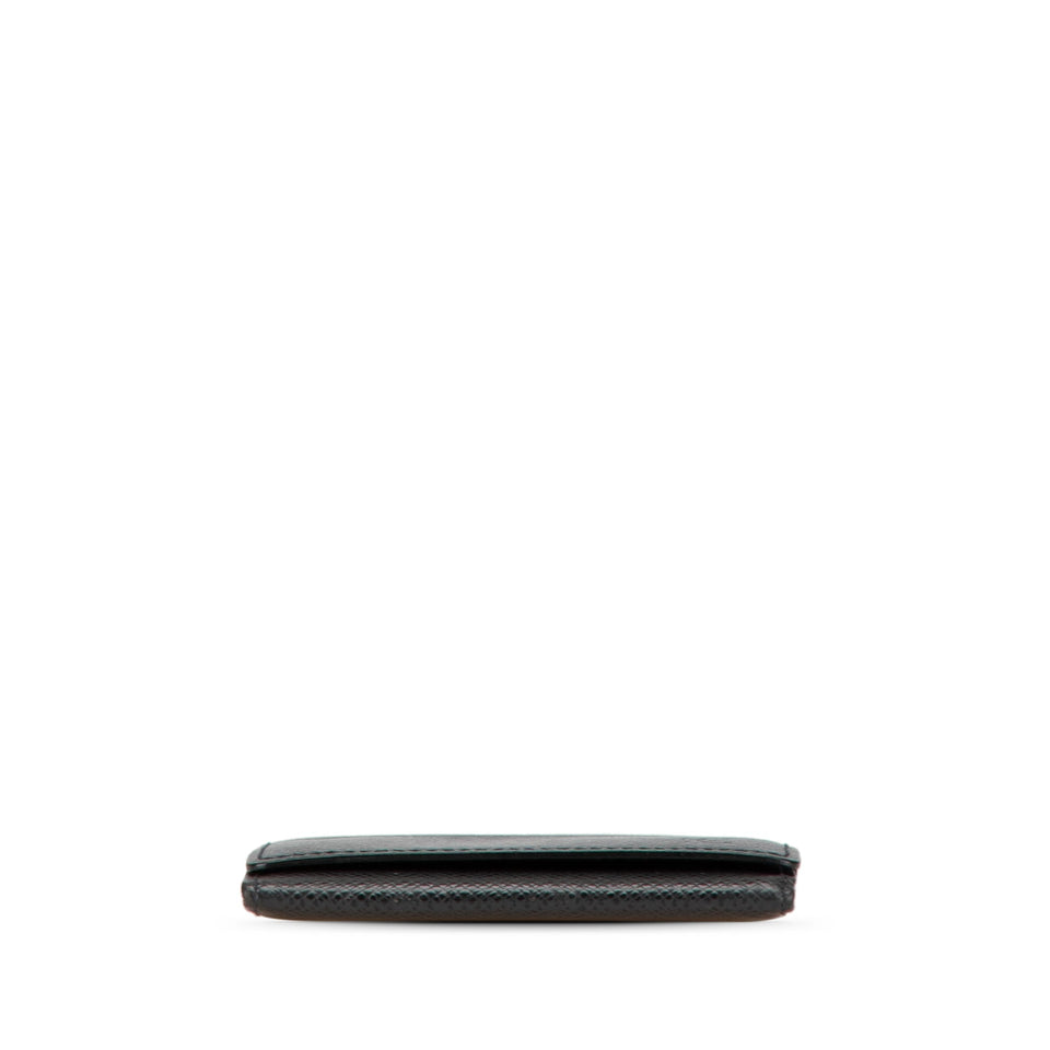 Black Louis Vuitton Taiga Business Card Holder