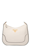 PRADA Crossbody Bag Leather White