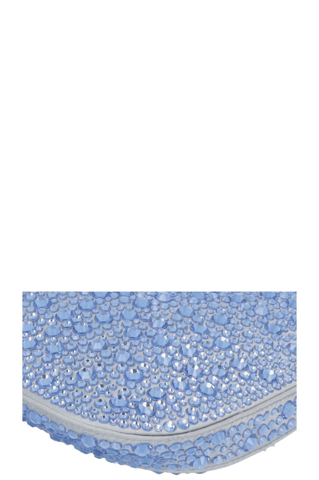 PRADA Cleo Bag Silk Crystals Blue