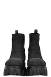 PRADA Re-Nylon Sock Ankle Boot Black