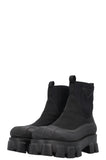 PRADA Re-Nylon Sock Ankle Boot Black