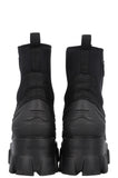 PRADA Re-Nylon Sock Ankle Boot Black