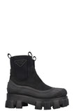 PRADA Re-Nylon Sock Ankle Boot Black