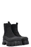 PRADA Re-Nylon Sock Ankle Boot Black