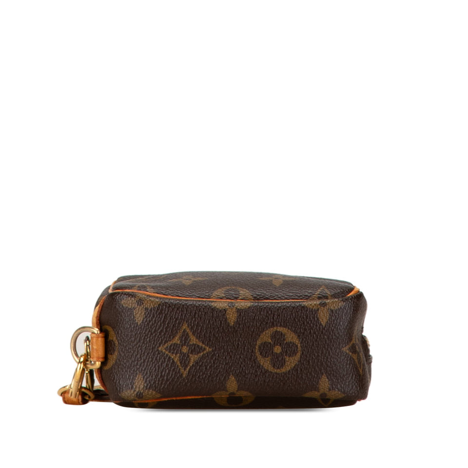 Brown Louis Vuitton Monogram Trousse Wapity Pouch