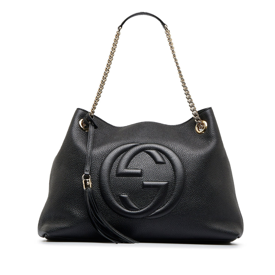 Gucci Soho Chain Tote Black