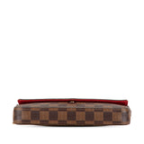 Brown Louis Vuitton Damier Ebene Pochette Felicie Crossbody Bag