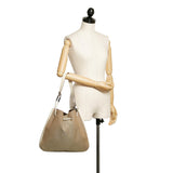 Gucci Canvas Drawstring Shoulder Bag