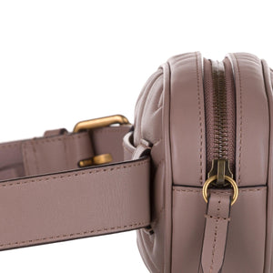 Gucci GG Marmont Matelasse Leather Belt Bag (SHG-pWmlJw)