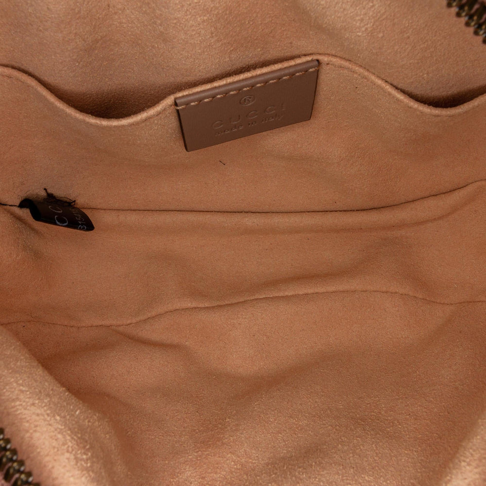 Gucci GG Marmont Matelasse Leather Belt Bag (SHG-pWmlJw)