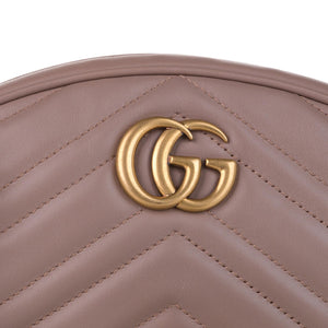 Gucci GG Marmont Matelasse Leather Belt Bag (SHG-pWmlJw)