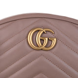 Gucci GG Marmont Matelasse Leather Belt Bag (SHG-pWmlJw)