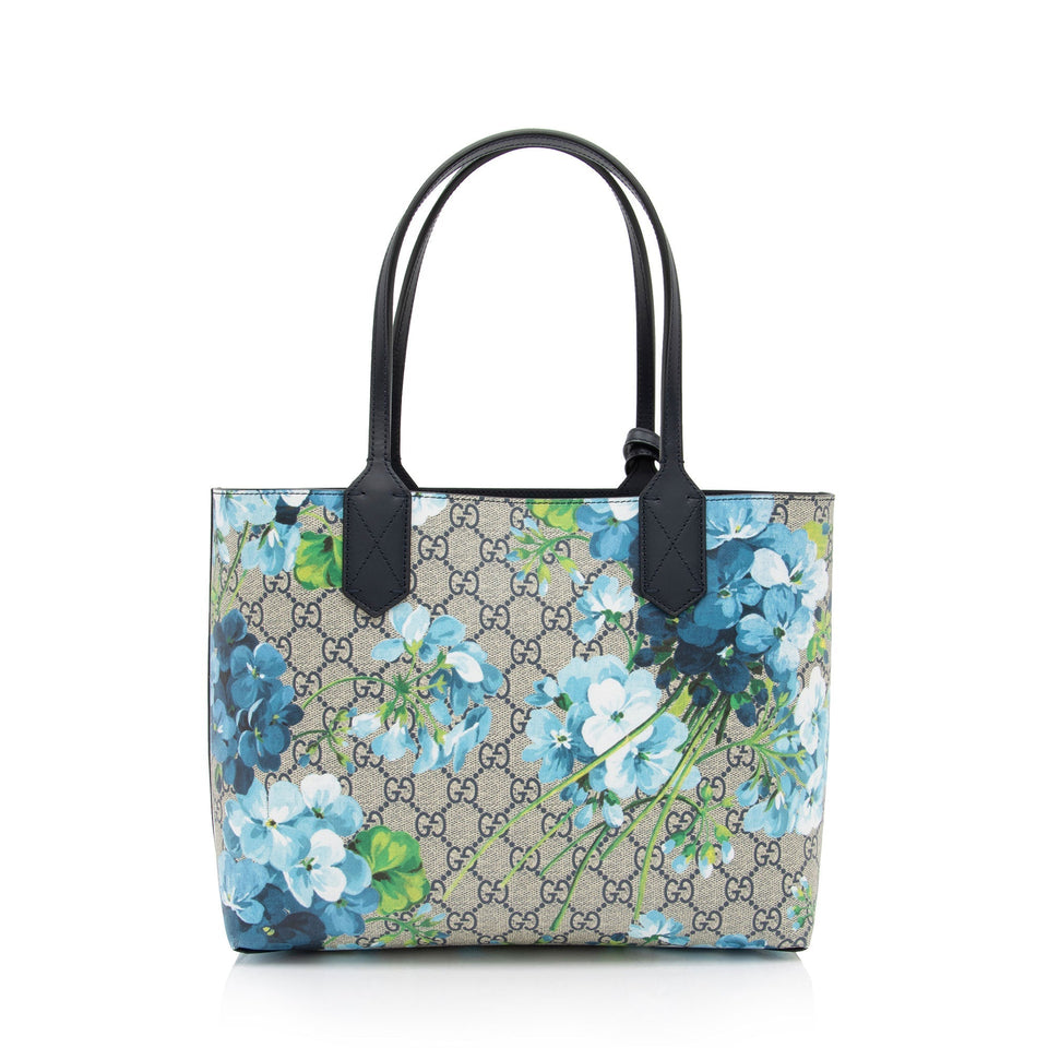 Gucci GG Supreme Blooms Reversible Small Tote (SHF-APA1Dv)