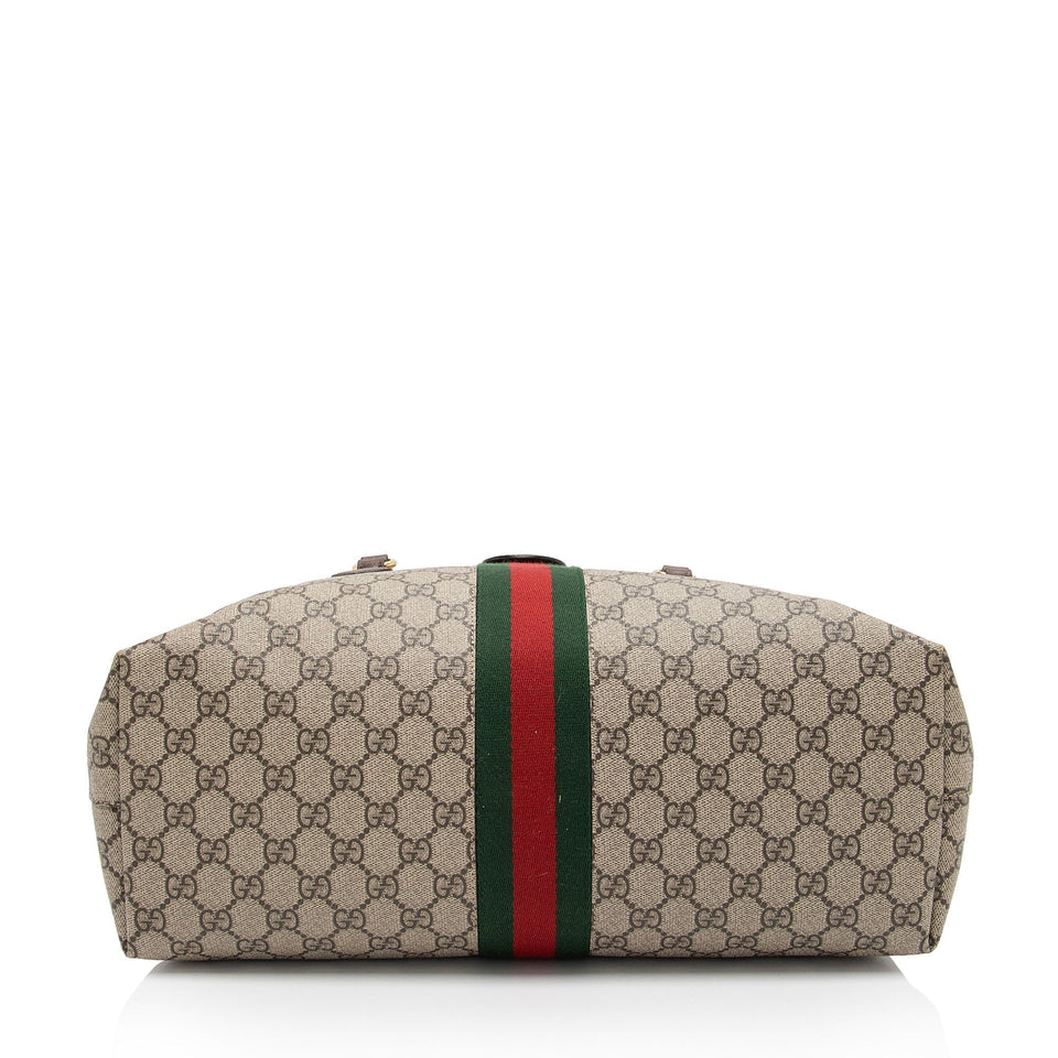 Gucci GG Supreme Ophidia Medium Shopping Tote (SHF-ZMdf0x)