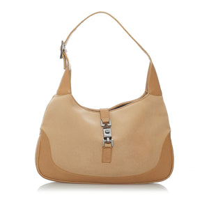 Gucci Jackie Canvas Shoulder Bag