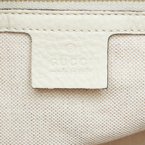 Gucci Large Raffia Bamboo Shopper Tote (SHG-BjufB6)