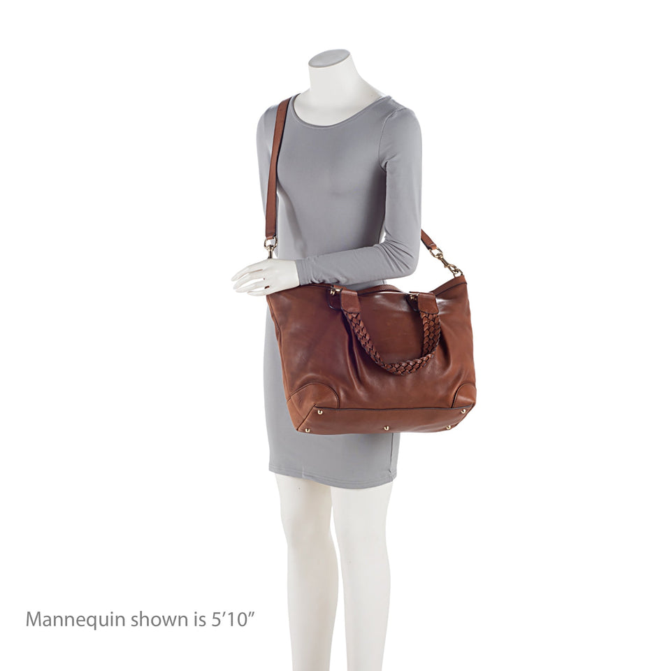Gucci Leather Eva Large Tote (SHF-E3uo3C)