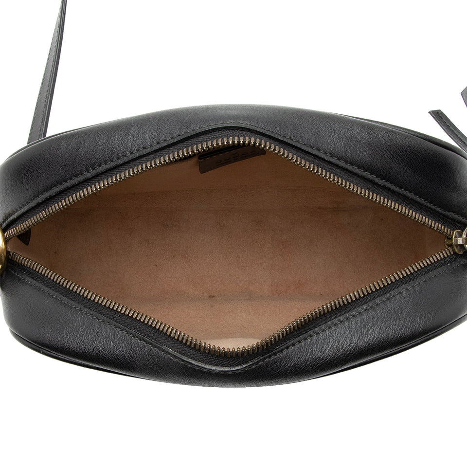 Gucci Matelasse Leather GG Marmont Small Shoulder Bag (SHF-Abtg9L)