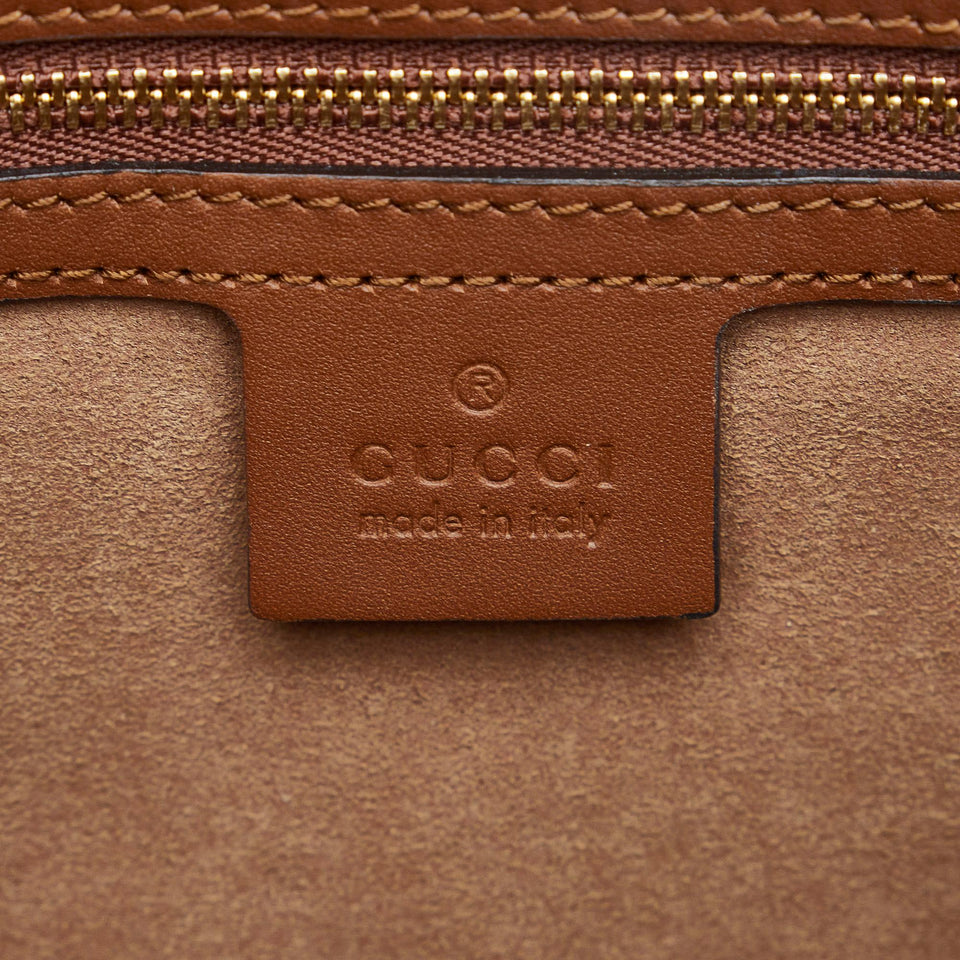 Gucci Medium GG Supreme Padlock Tote Bag (SHG-OWy58p)