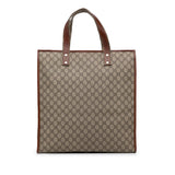Gucci Medium GG Supreme Web Loop Vertical Tote (SHG-fppdZz)