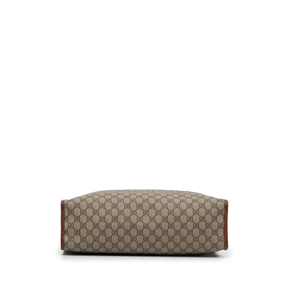 Gucci Medium GG Supreme Web Loop Vertical Tote (SHG-fppdZz)