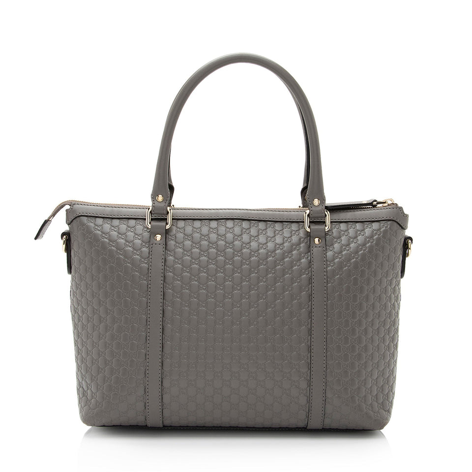 Gucci Microguccissima Leather Joy Medium Zip Tote (SHF-KKh5Fm)