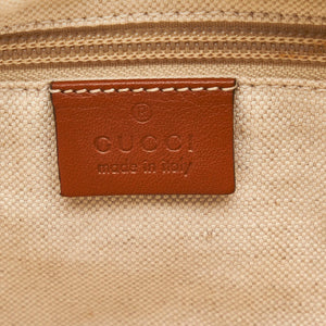 Gucci Printed Canvas Tote (SHG-YkeO0d)