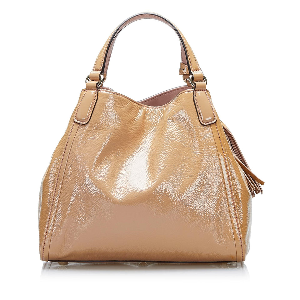 Gucci Small Patent Soho Satchel (SHG-Sj16xT)