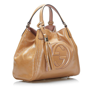 Gucci Small Patent Soho Satchel (SHG-Sj16xT)