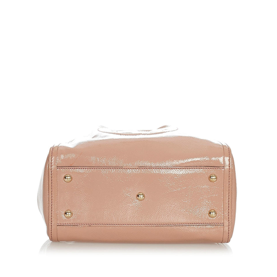 Gucci Soho Patent Leather Satchel (SHG-31946)