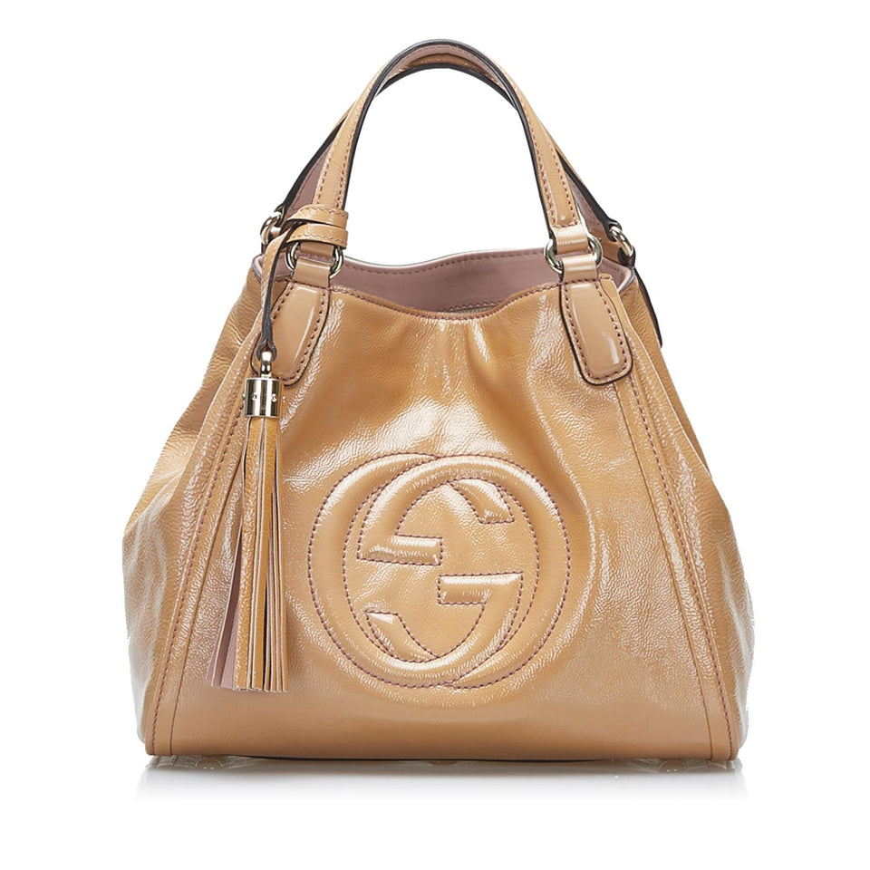 Gucci Soho Patent Satchel (SHG-BwqHXl)