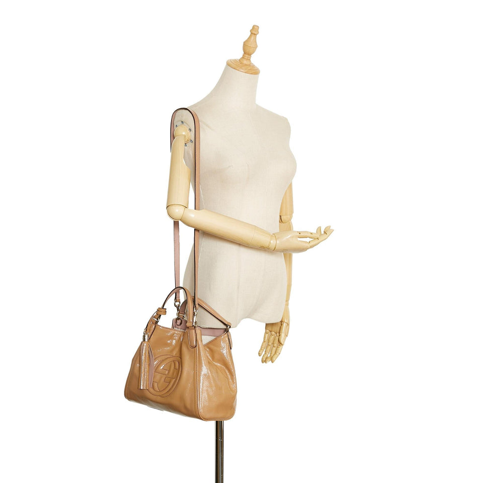 Gucci Soho Patent Satchel (SHG-BwqHXl)