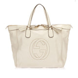 Gucci Leather Soho Working Tote (SHG-12481)