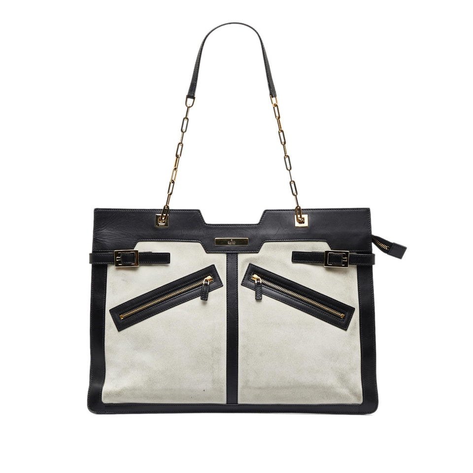 Gucci Suede Tote (SHG-DsFoOs)
