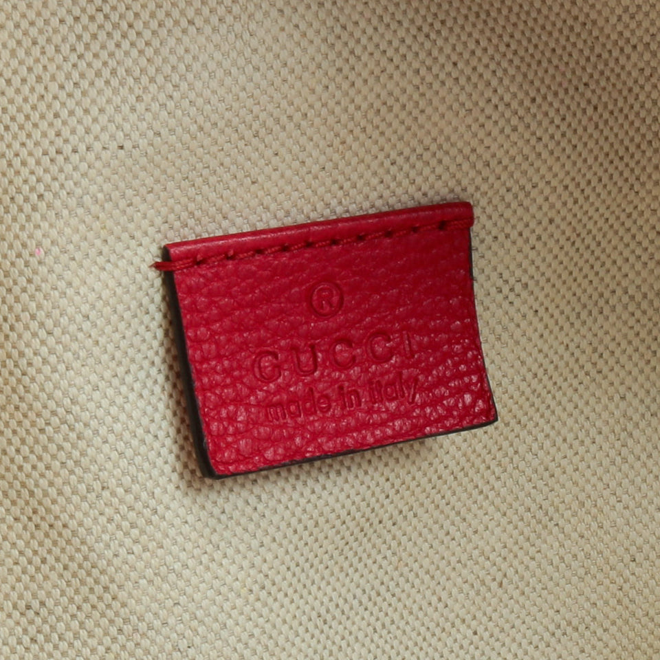 GUCCI Logo Belt Bag Large - Red