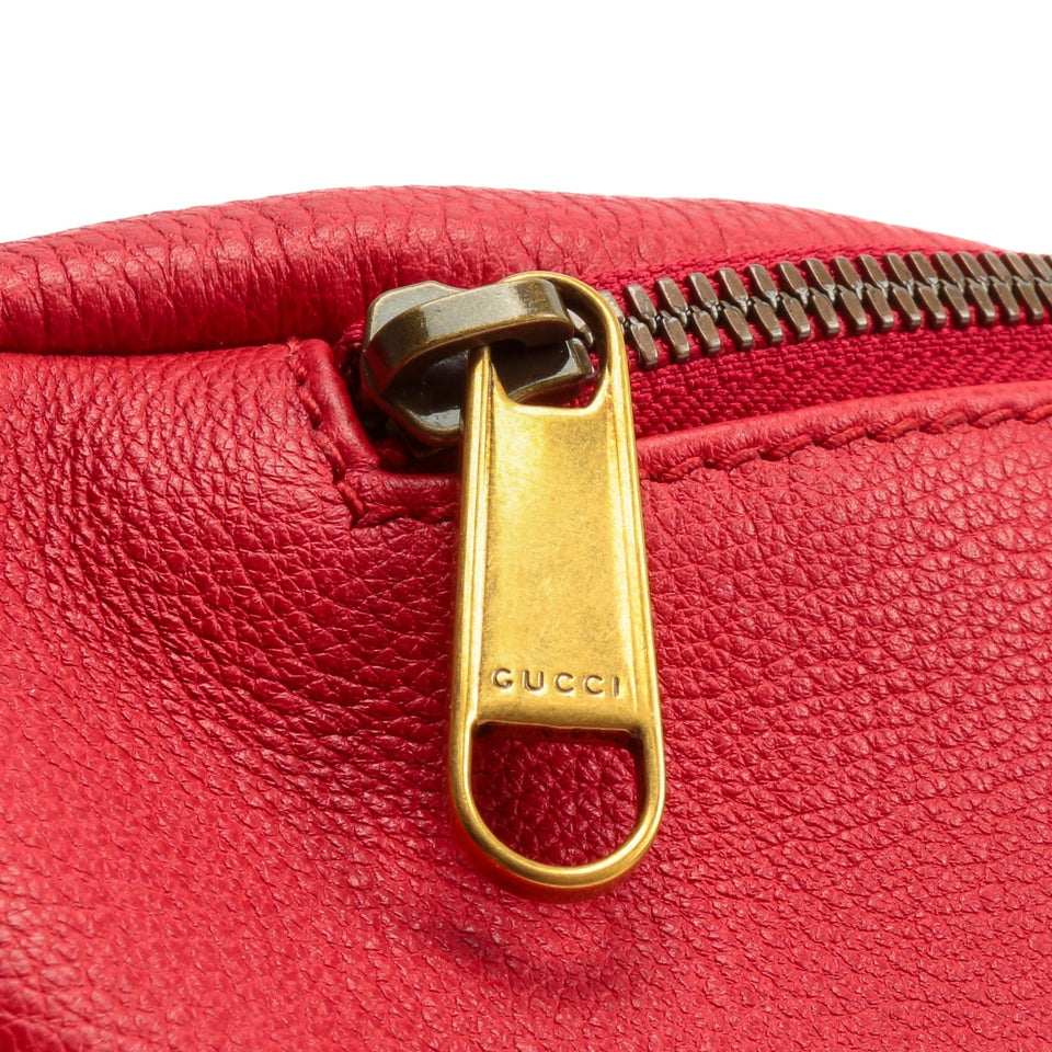GUCCI Logo Belt Bag Large - Red