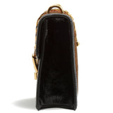 GUCCI Velvet Sylvie Shoulder Bag - Brown