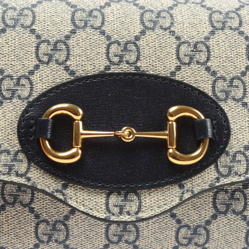 GUCCI Horsebit 1955 Mini GG Supreme Bag