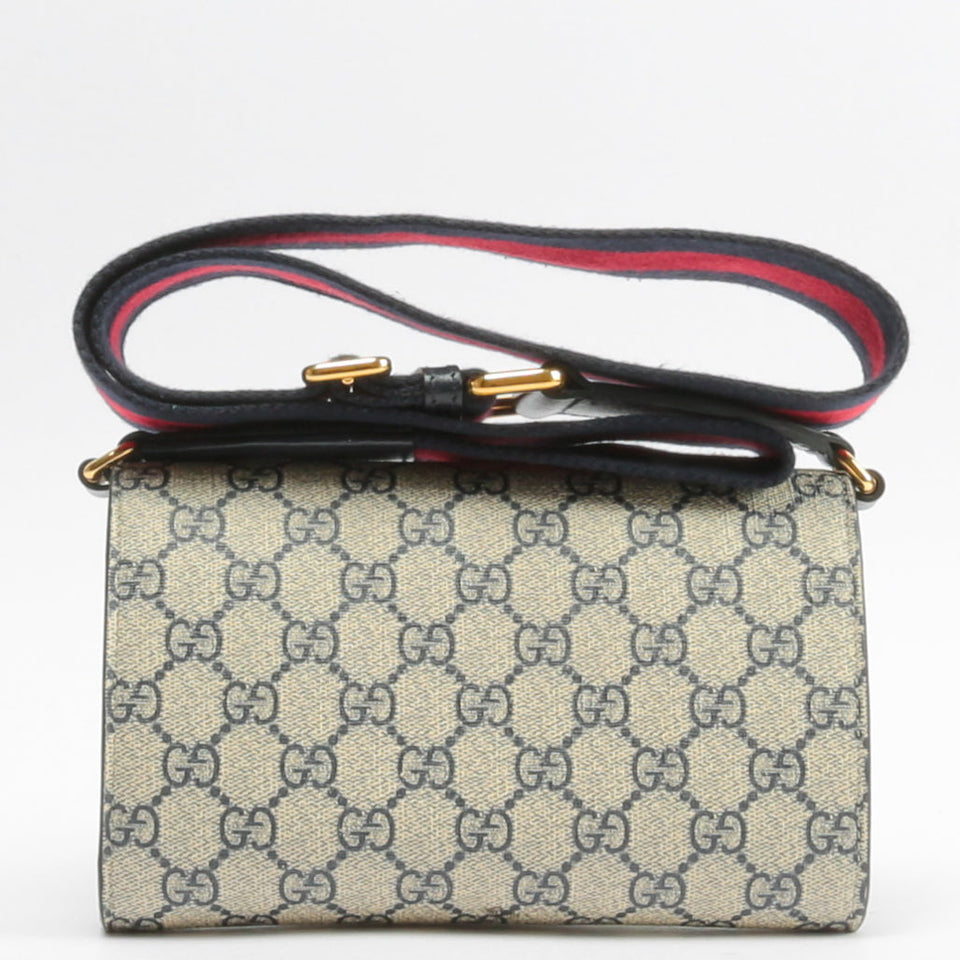 GUCCI Horsebit 1955 Mini GG Supreme Bag