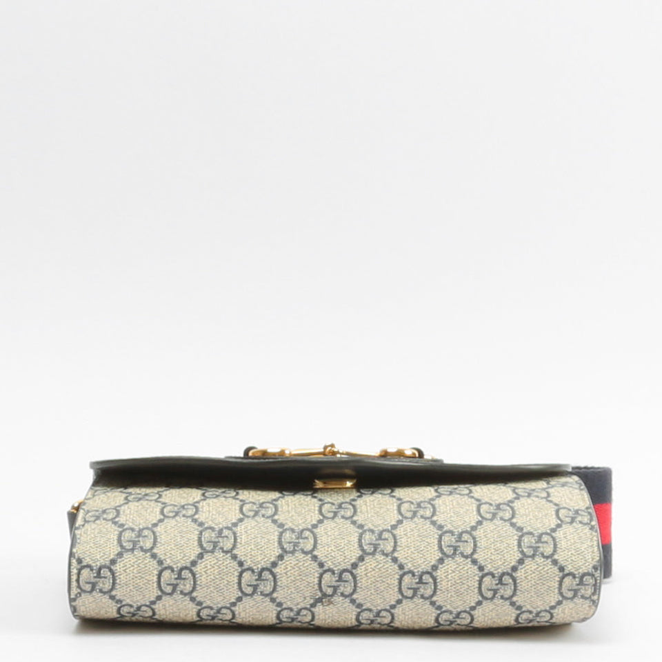 GUCCI Horsebit 1955 Mini GG Supreme Bag