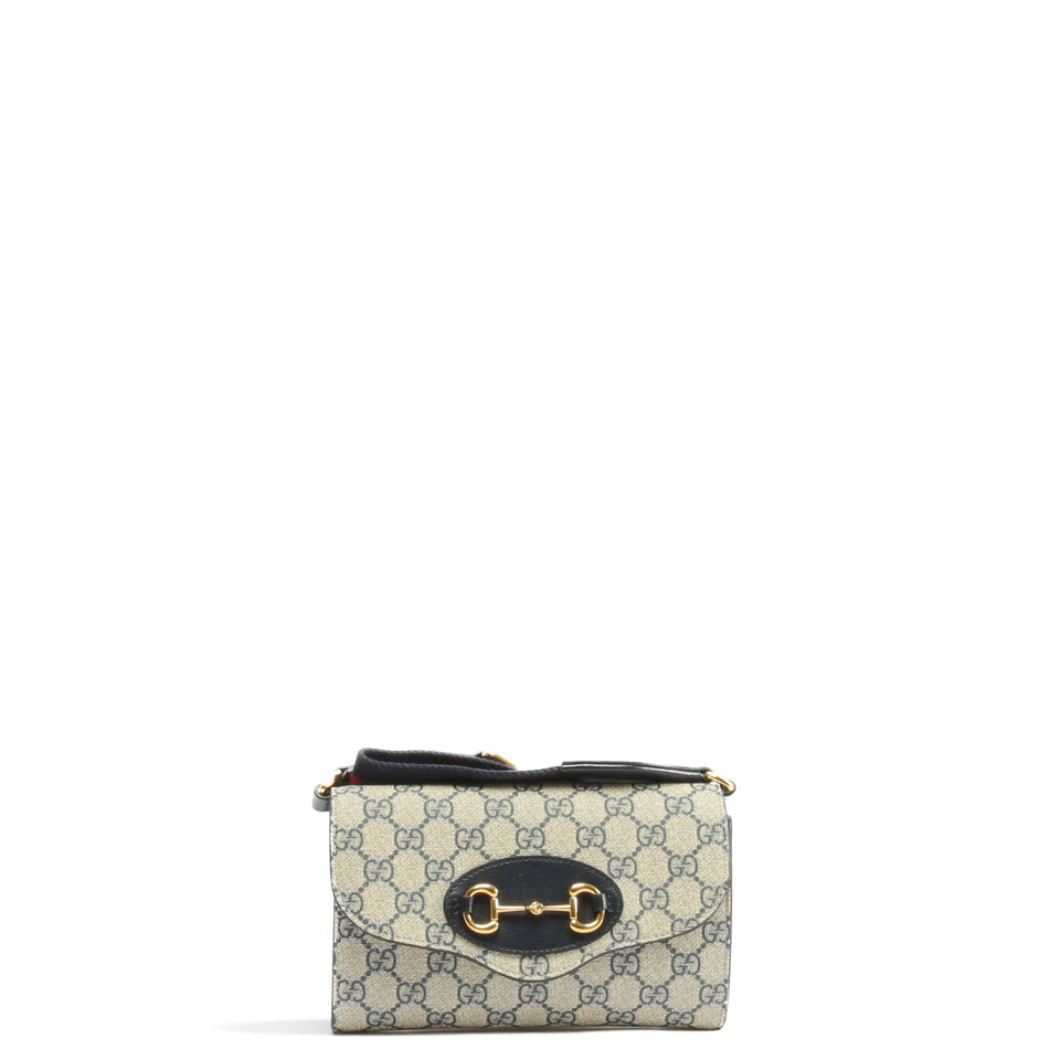GUCCI Horsebit 1955 Mini GG Supreme Bag