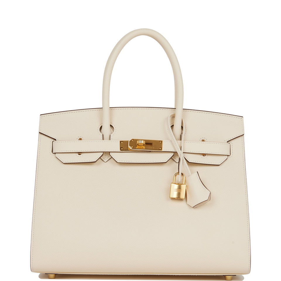 Hermes Birkin Sellier 30 Nata Epsom Gold Hardware