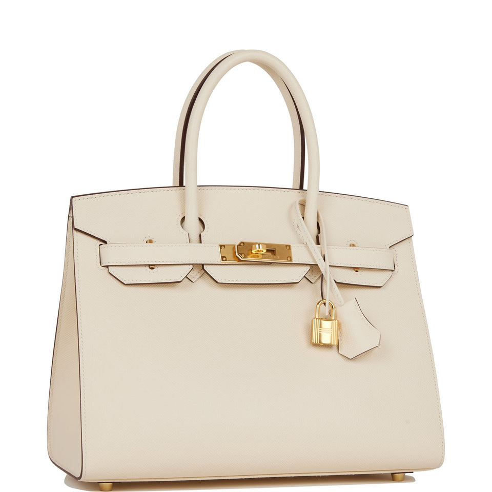Hermes Birkin Sellier 30 Nata Epsom Gold Hardware