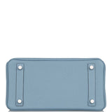 Hermes Birkin 25 Bleu Lin Verso Togo Palladium Hardware - Deposit 2 LH