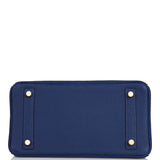 Hermes Birkin 25 Bleu Saphir Togo Gold Hardware